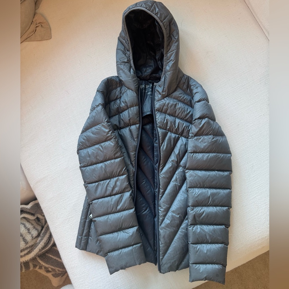 Bcbgeneration Grey Down Puffer Jacket - image 1